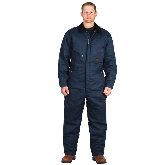 Walls Other - New Mens Walls Garland Twill Insulated Work Coveralls Navy Blue 2XL